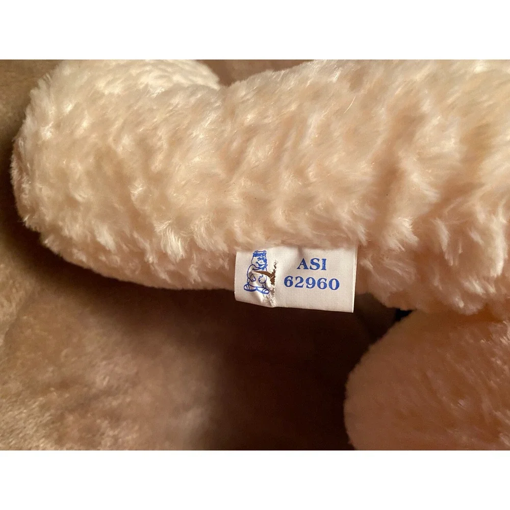 Vtg University at Buffalo Teddy Bear Plush Chenille Blue Vest College 62960 14